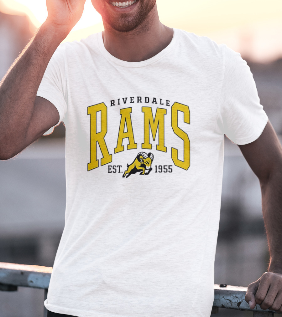 Riverdale Rams Est 1955 Yellow Ram T-Shirt