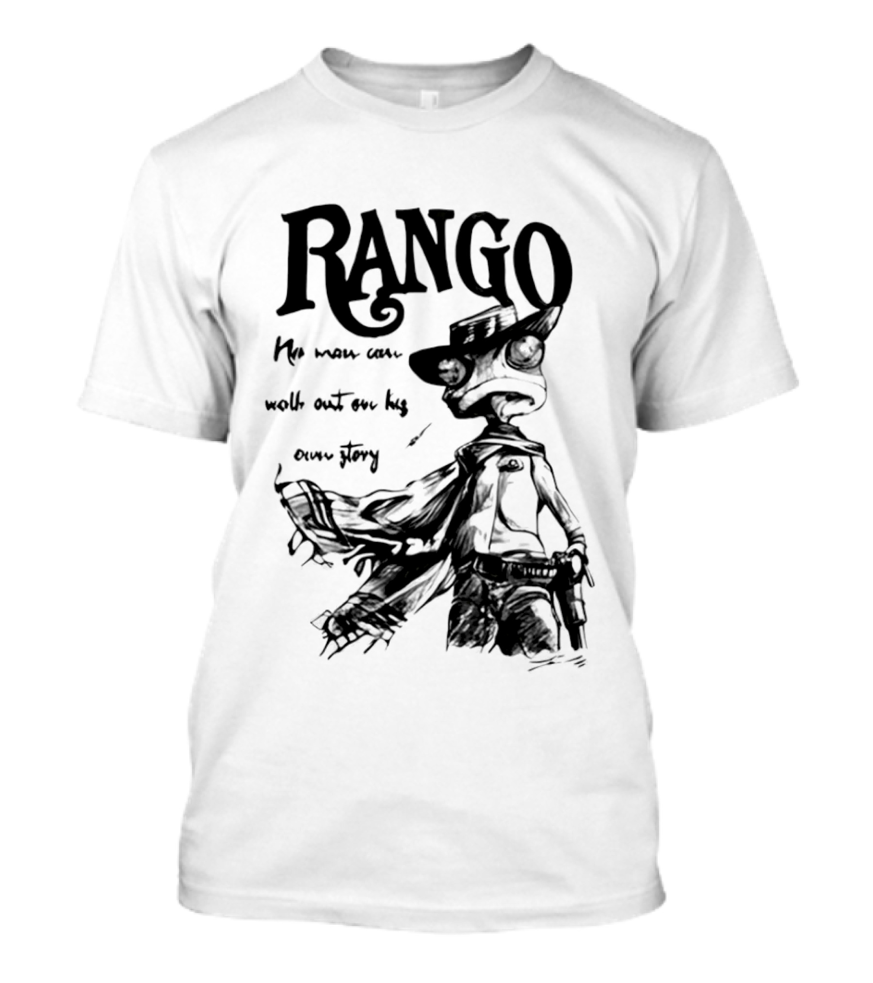 Rango He Who Walks Out Cowboy T-Shirt