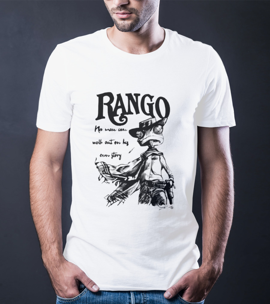 Rango He Who Walks Out Cowboy T-Shirt