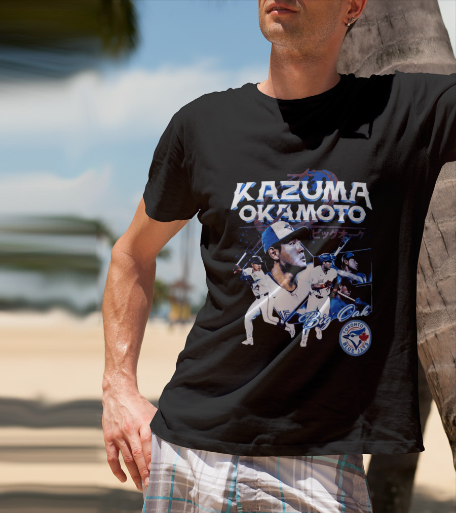 Kazuma Okamoto Big Oak Toronto Blue Jays T-Shirt