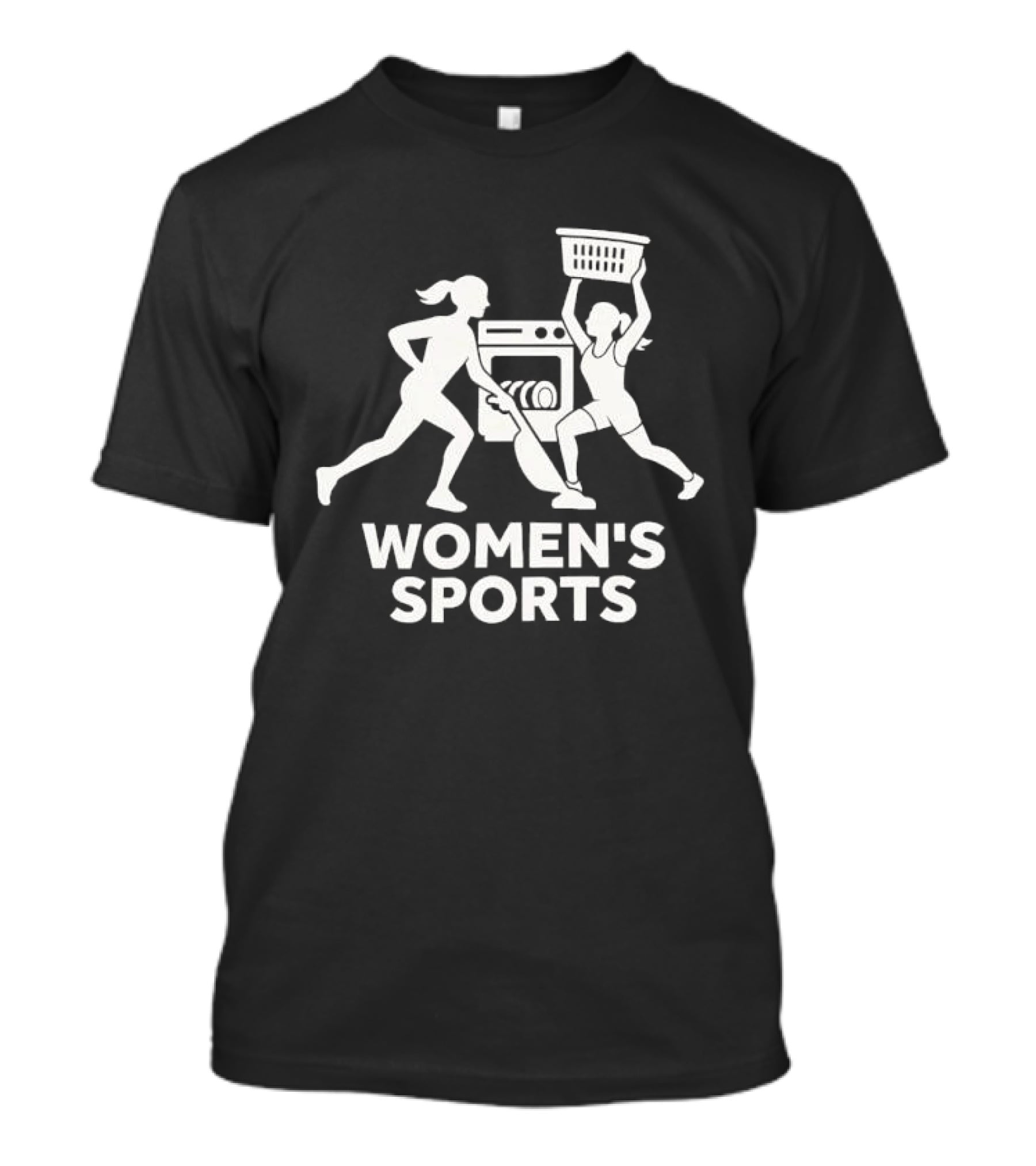 Women's Sports Running And Chores Laundry And Baking T-Shirt