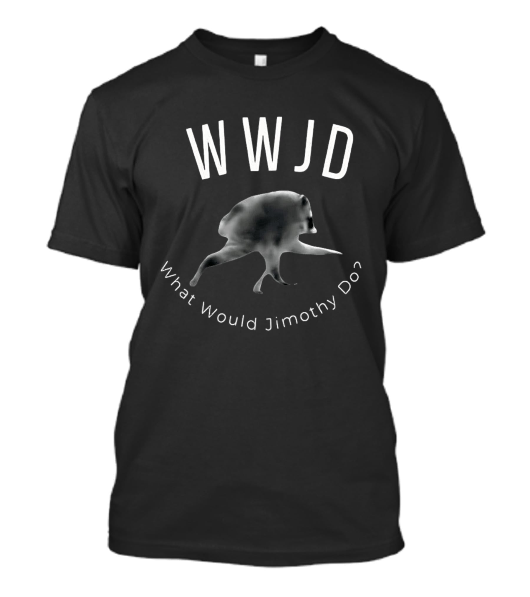 WWJD What Would Jimothy Do Raccoon Meme T-Shirt