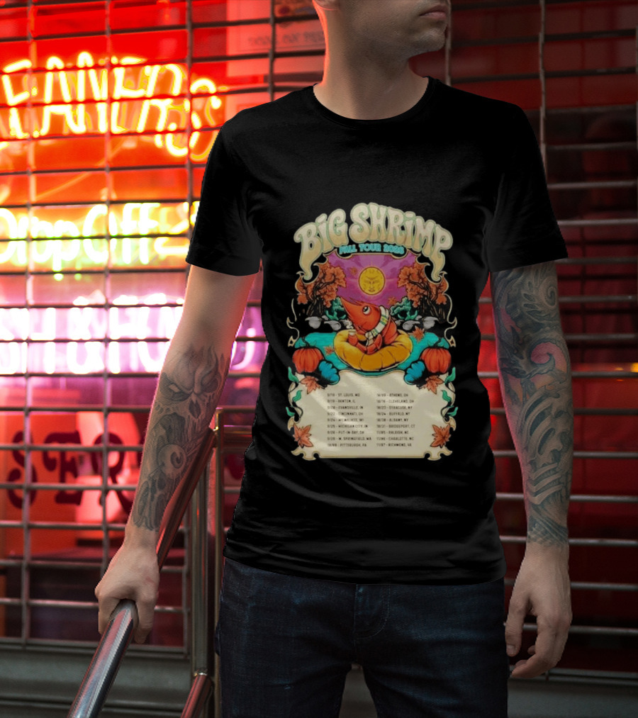 Big Shrimp Fall Tour 2026 Dates T-Shirt