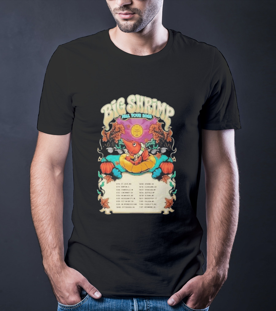 Big Shrimp Fall Tour 2026 Dates T-Shirt