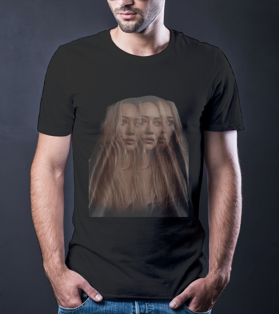 Hilary Duff The Lucky Me Tour 2026 Trippy Multi Exposure Effect T-Shirt