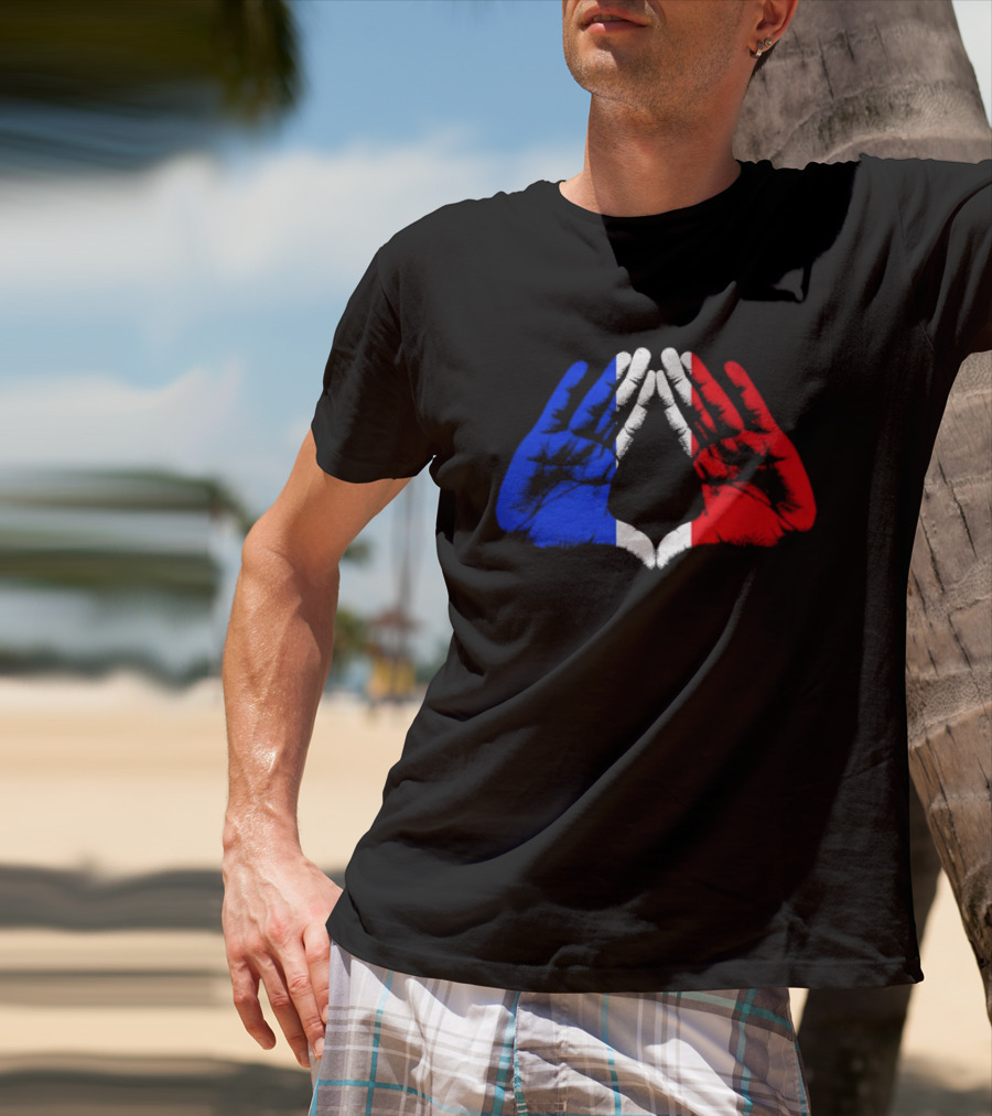 Reasonable Doubt 30th Anniversary Paris Tour French Flag Hands Icon J Z30 T-Shirt