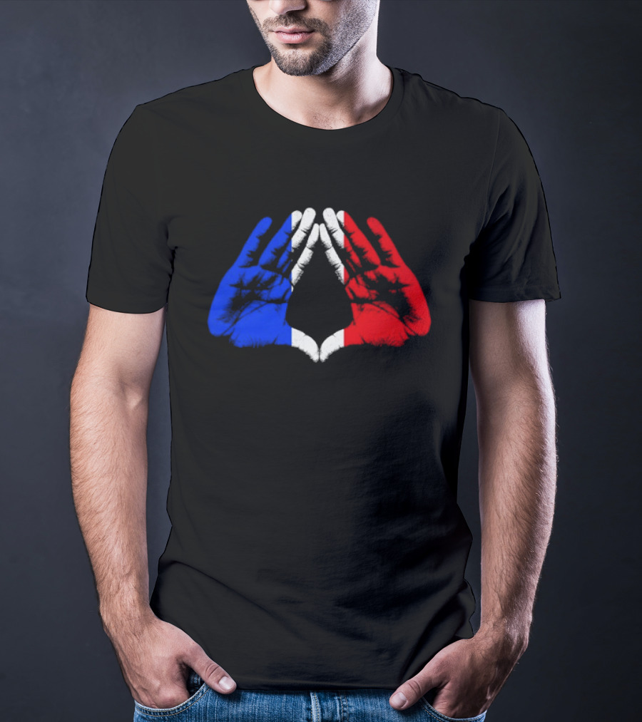 Reasonable Doubt 30th Anniversary Paris Tour French Flag Hands Icon J Z30 T-Shirt