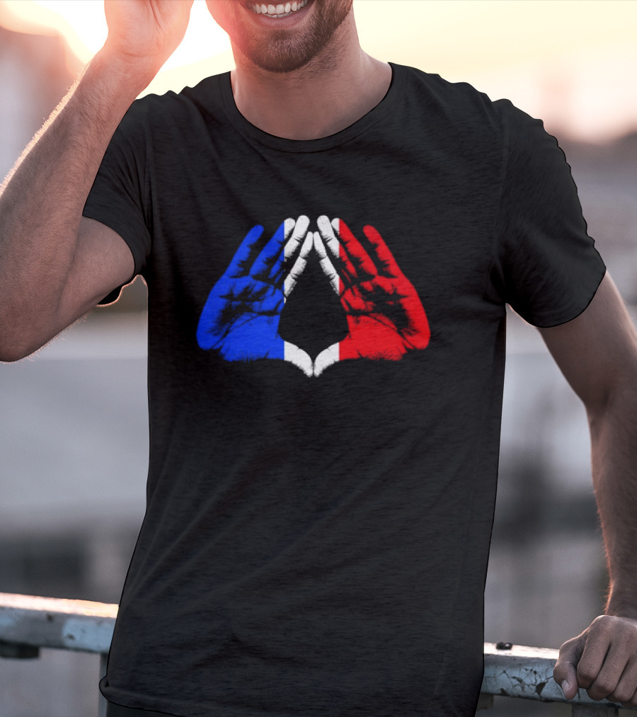 Reasonable Doubt 30th Anniversary Paris Tour French Flag Hands Icon J Z30 T-Shirt