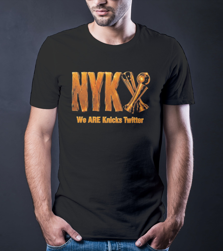 NYK We Are Knicks Twitter Trophy T-Shirt
