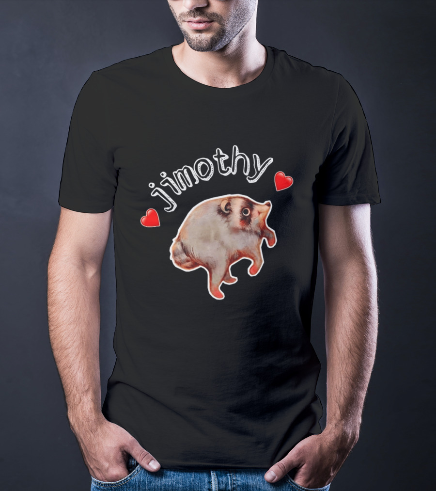 Jimothy Raccoon Hearts Seattle Trash Panda T-Shirt