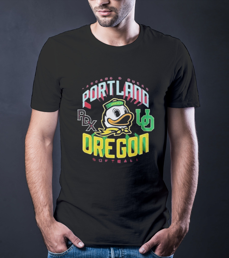 Portland PDX Cascade Ducks Oregon Softball 2026 T-Shirt