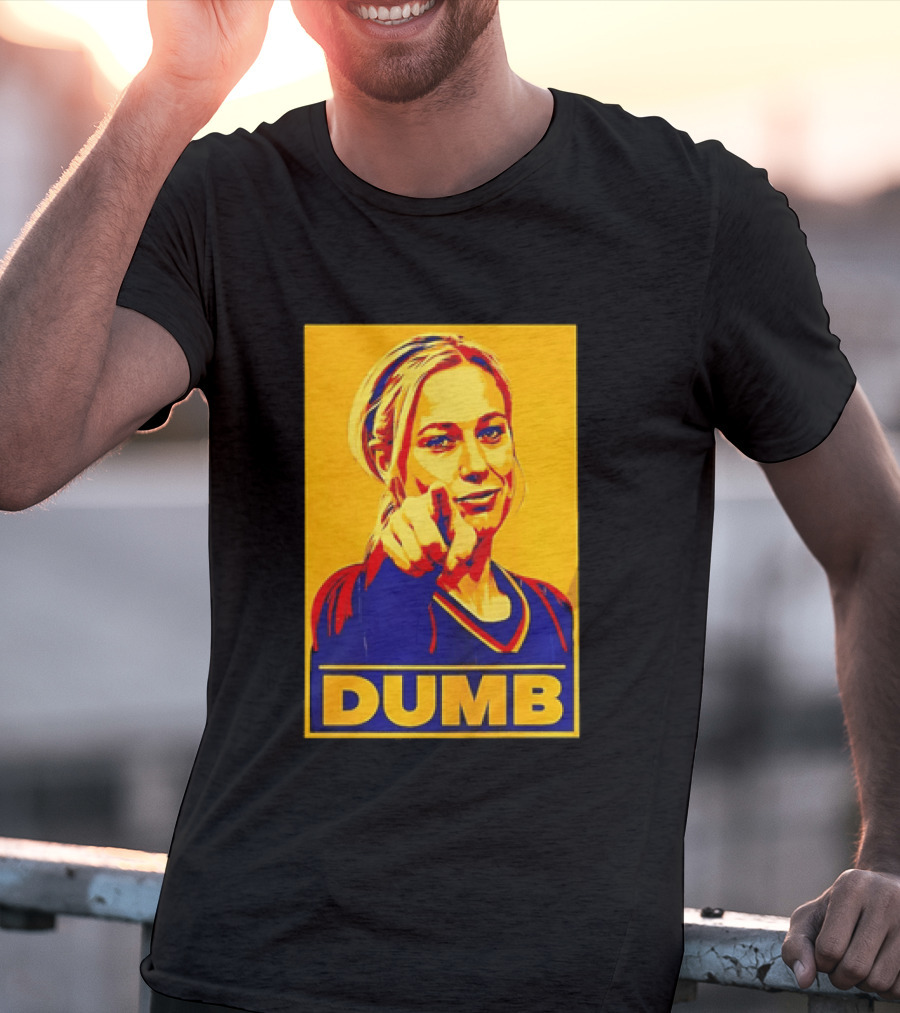 Sophia Cunningham Dumb Woman Pointing Her Finger T-Shirt
