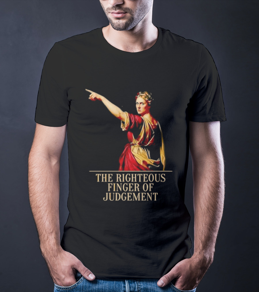 Sophia Cunningham The Righteous Finger Of Judgement Pointing Woman T-Shirt