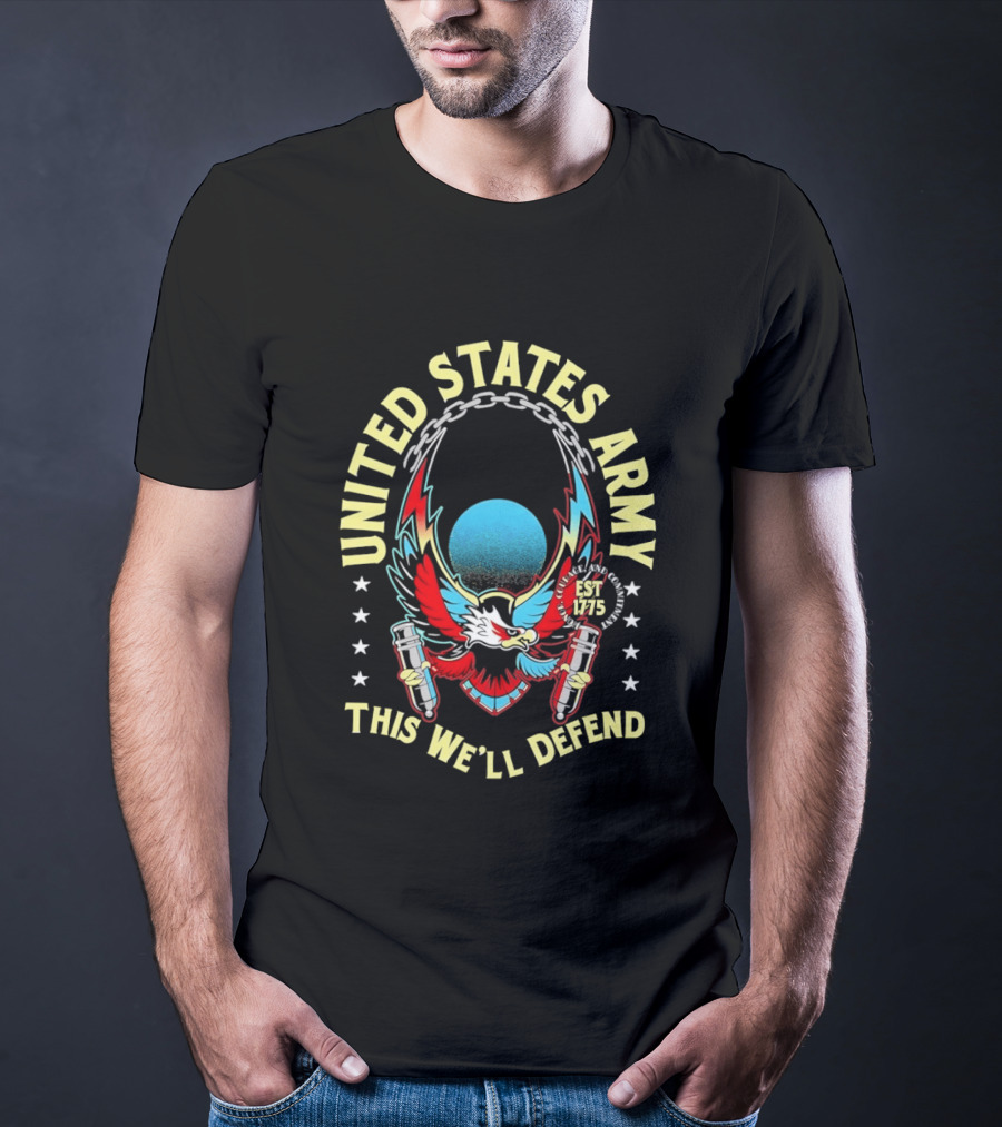United States Army This We'll Defend Eagle Est 1775 T-Shirt