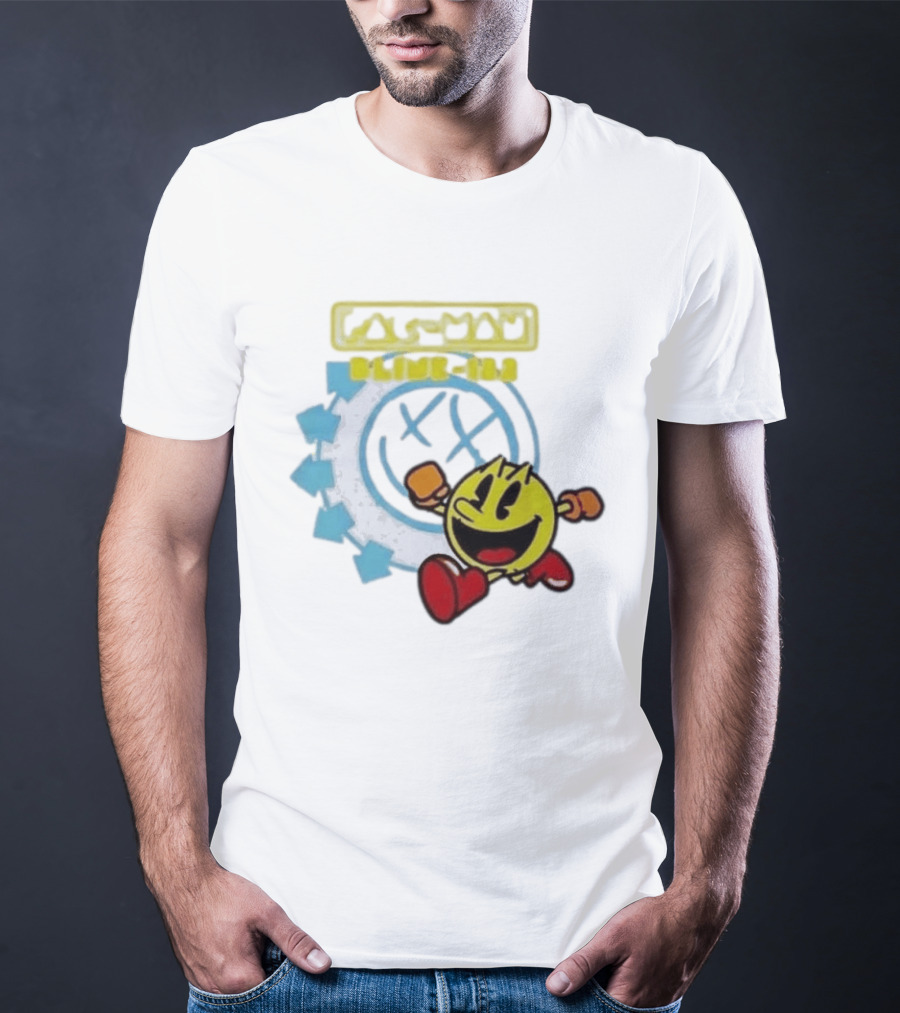 Pac Man Blink 182 Band Crossover Collaborative T-Shirt