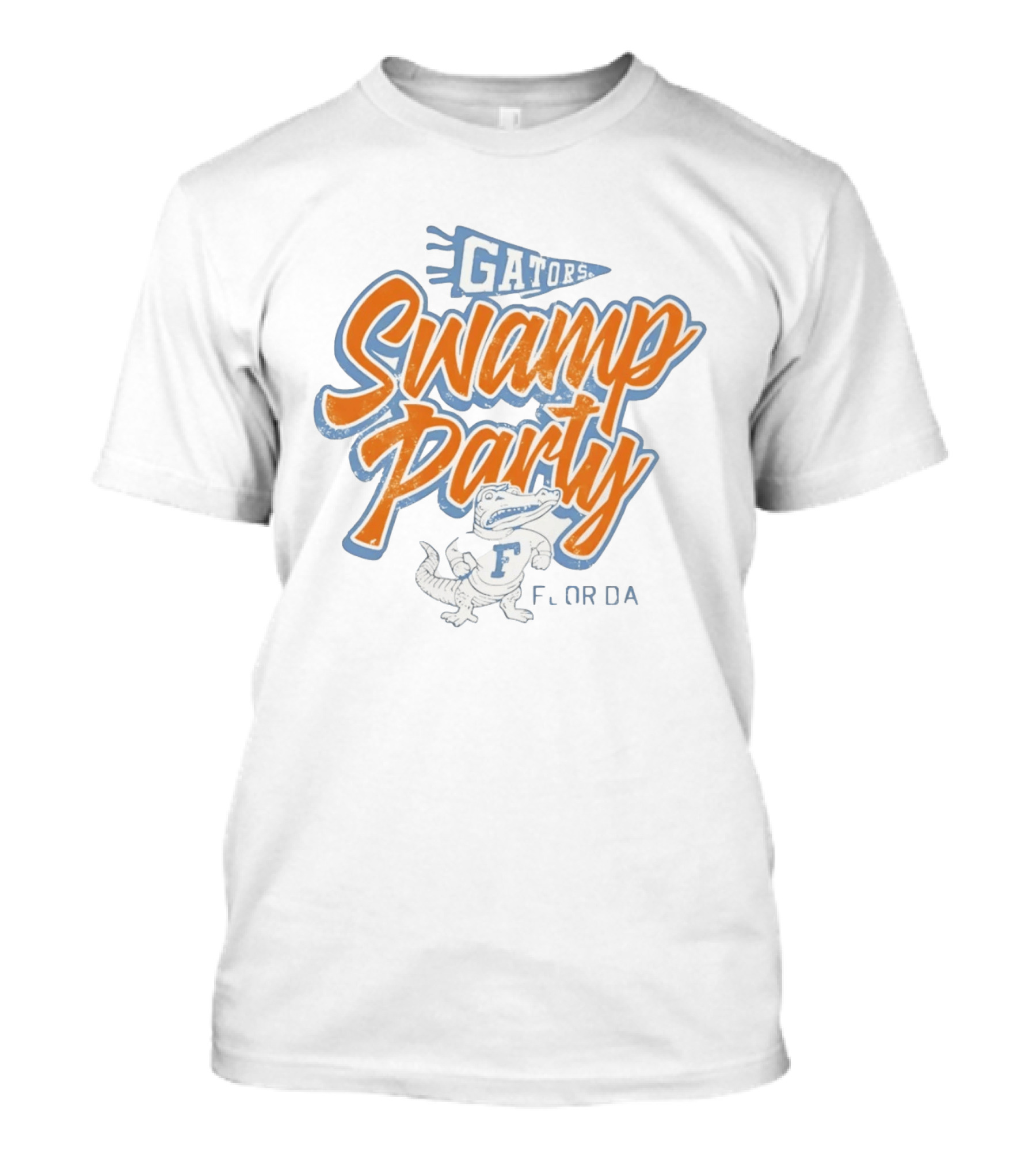 Gators Swamp Party Florida Retro Alligator T-Shirt