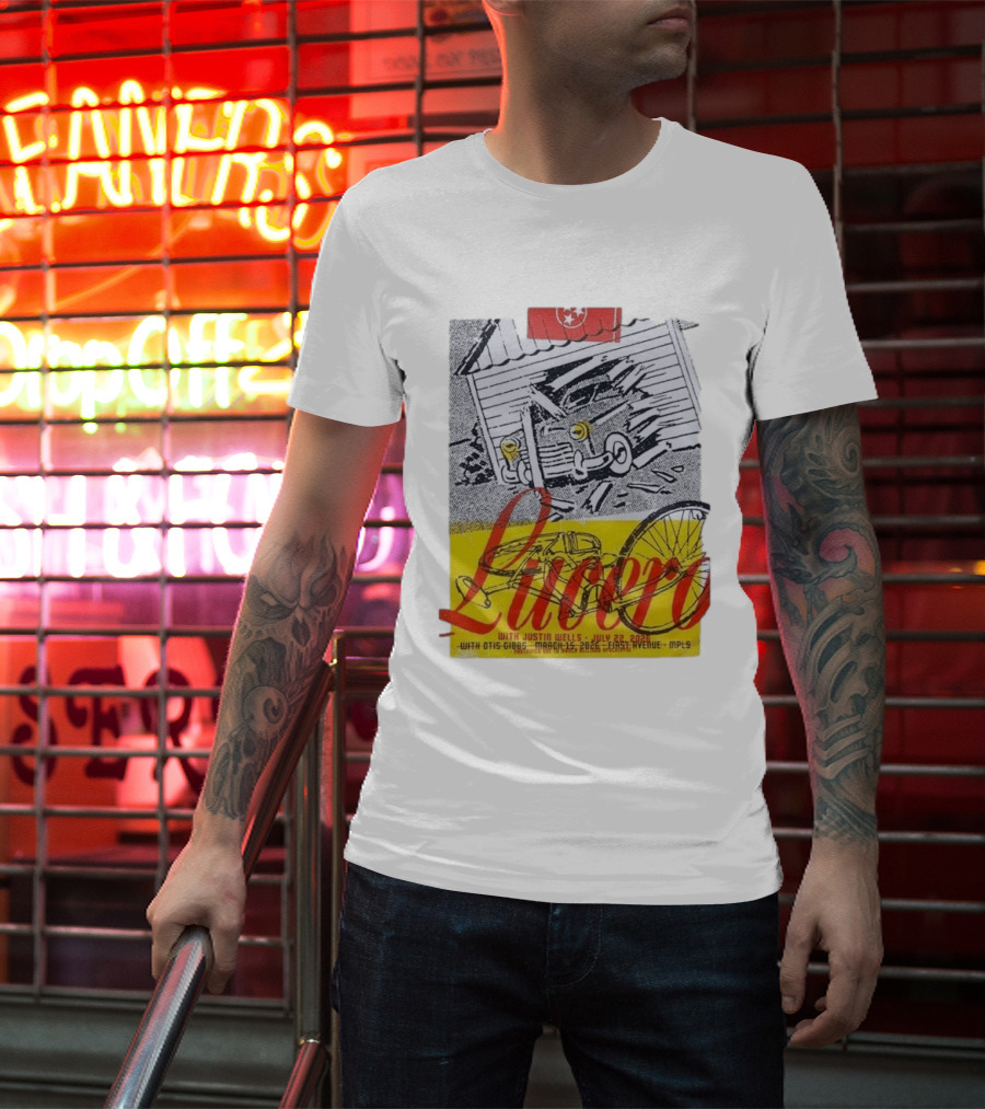 Lucero 20th Anniversary With Justin Wells July 2026 First Avenue MPLS T-Shirt