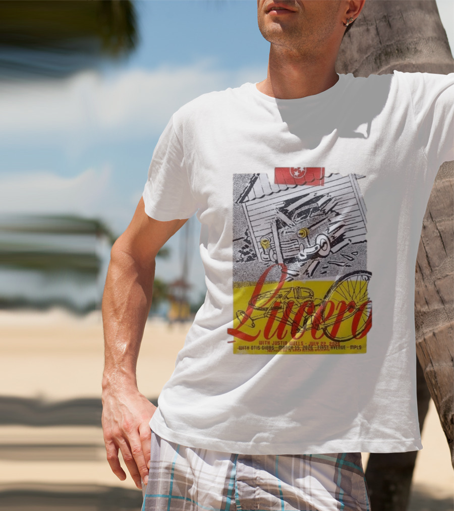 Lucero 20th Anniversary With Justin Wells July 2026 First Avenue MPLS T-Shirt