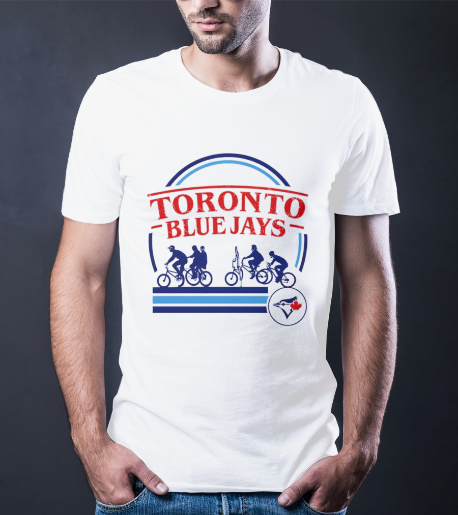 Toronto Blue Jays Stranger Things Bike Crew MLB 2026 T-Shirt