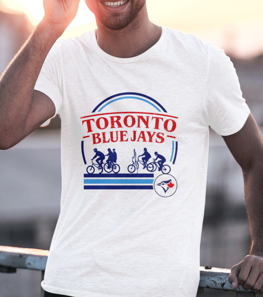 Toronto Blue Jays Stranger Things Bike Crew MLB 2026 T-Shirt
