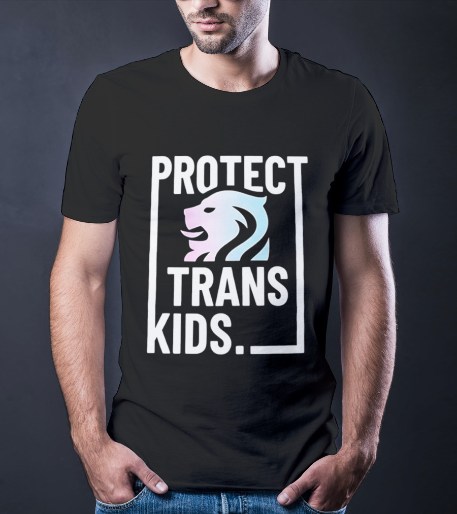 Protect Trans Kids Lion T-Shirt