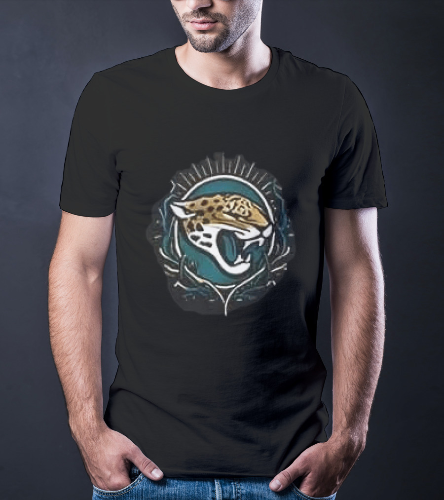 Jacksonville Jaguars Runs In My Blood Skeleton Jaguar T-Shirt