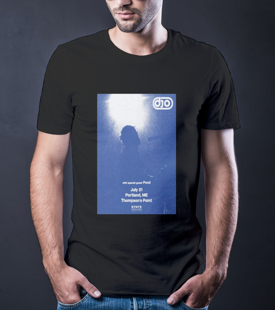 Djo July 21 Portland ME Thompson's Point State Theatre With Special Guest Pond T-Shirt