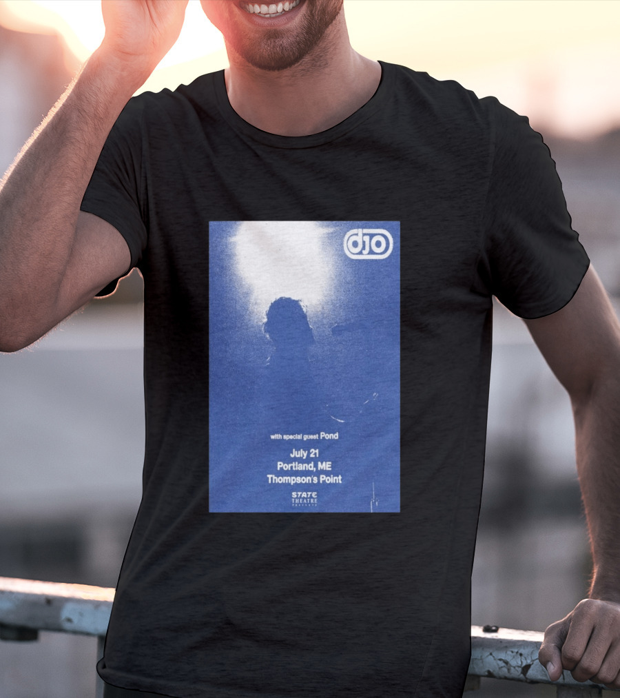Djo July 21 Portland ME Thompson's Point State Theatre With Special Guest Pond T-Shirt