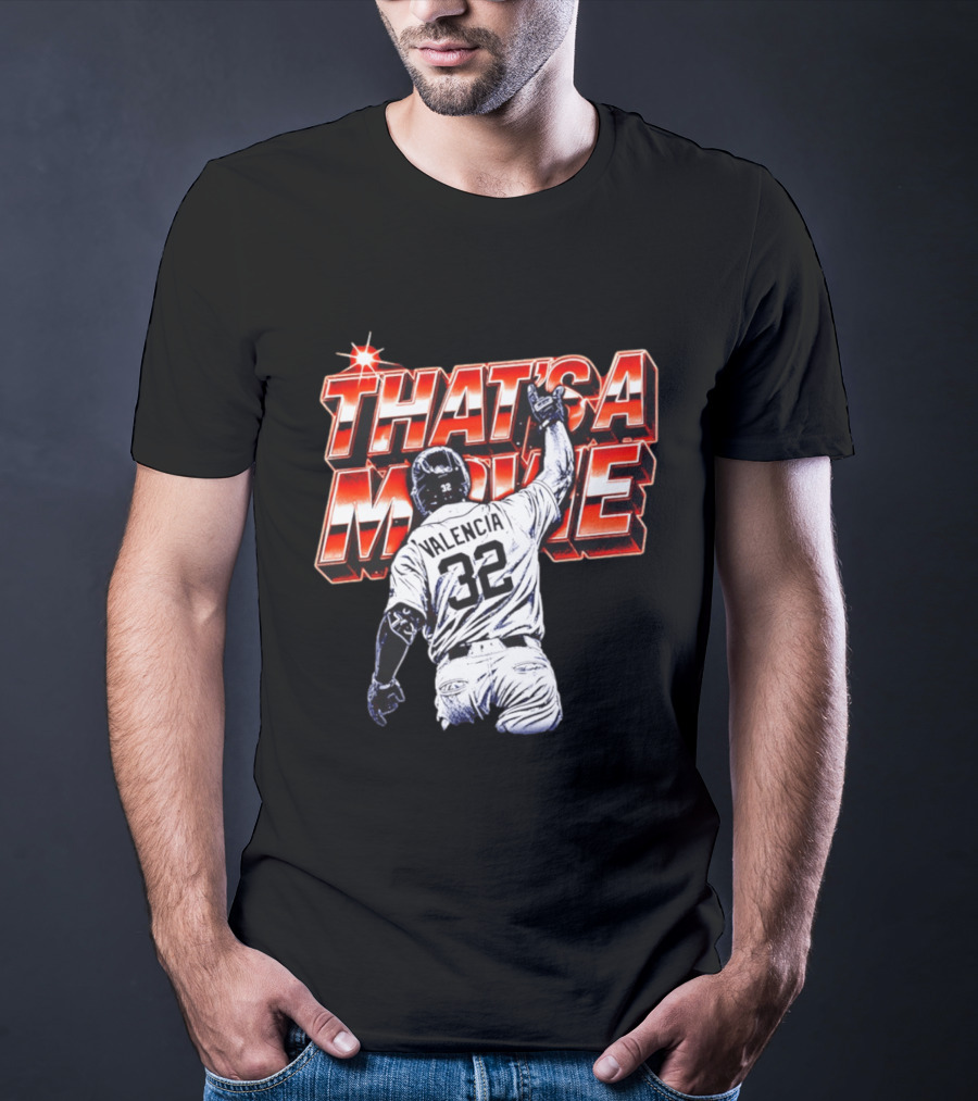 Eduardo Valencia 32 Detroit Tigers That's A Movie T-Shirt