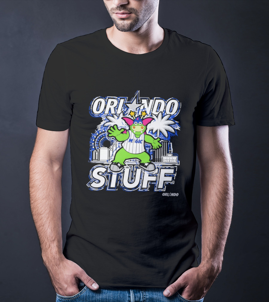 Orlando Magic Stuff Mascot NBA Basketball Fantasy Fun T-Shirt