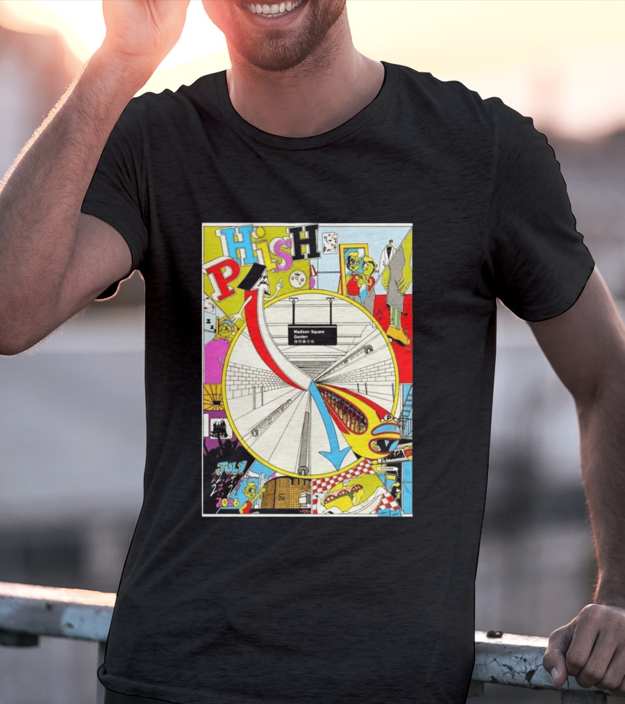 Phish Madison Square Garden NYC July 22 24 25 27 29 2026 T-Shirt