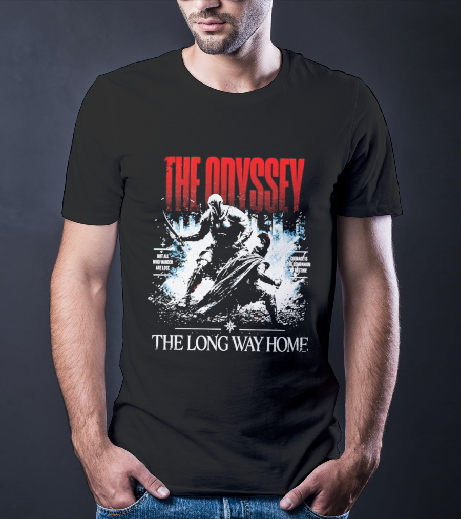 The Odyssey The Long Way Home Skiing Adventure T-Shirt