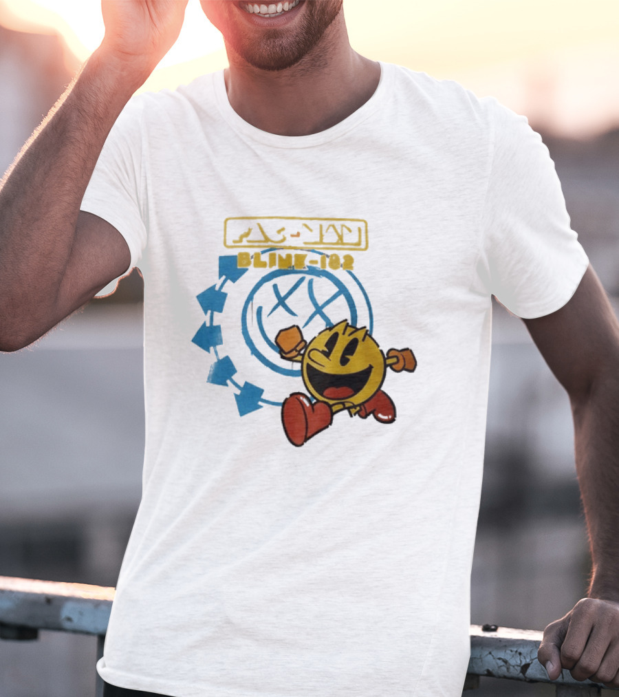 Pac Man Blink 182 San Diego Comic Con 2026 Collaboration T-Shirt