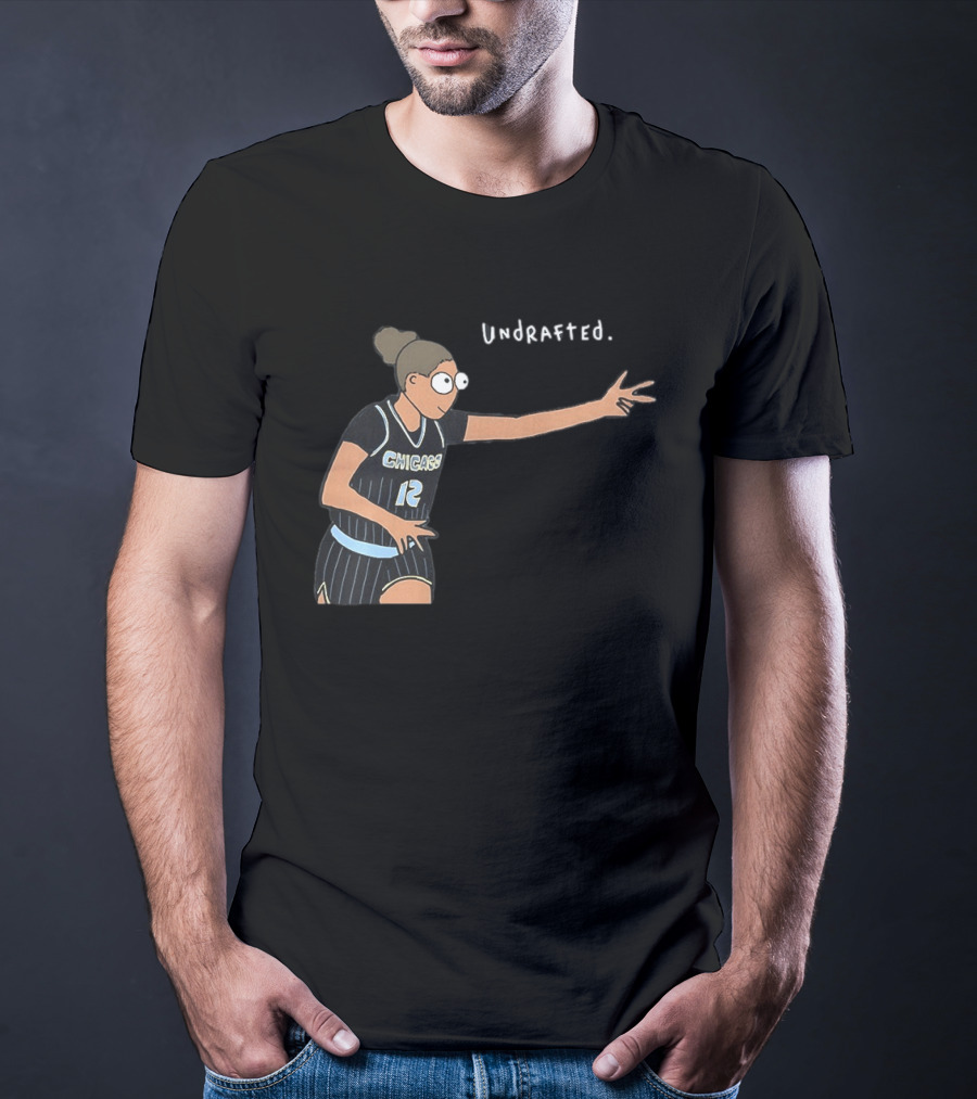 Undrafted Sydney Taylor Chicago Sky WNBA Basketball Player 12 T-Shirt