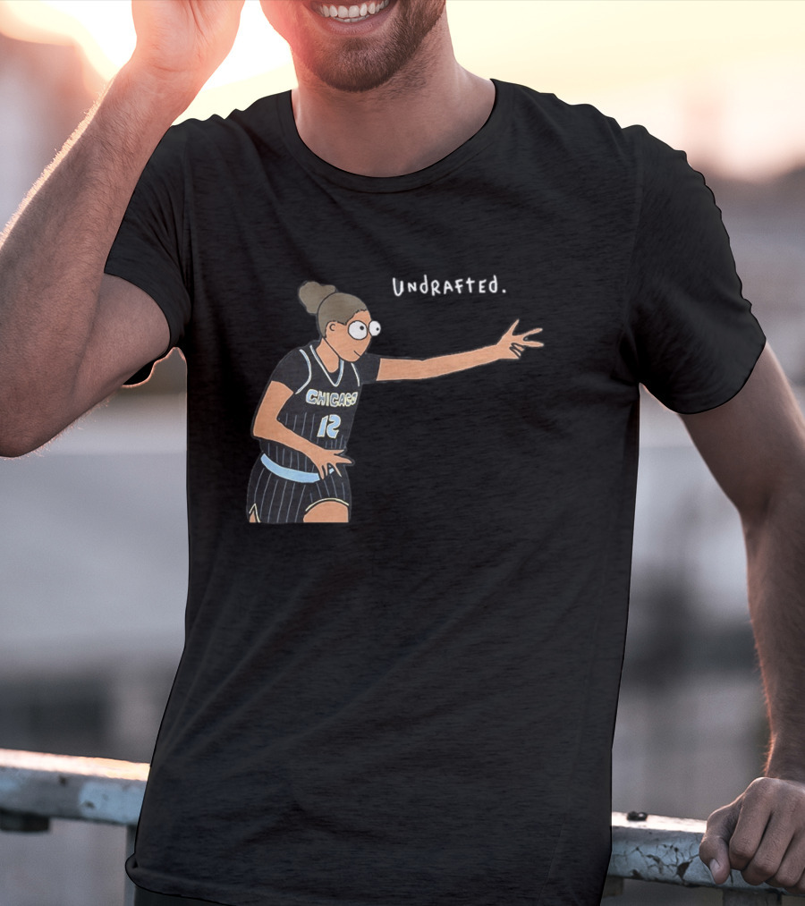 Undrafted Sydney Taylor Chicago Sky WNBA Basketball Player 12 T-Shirt
