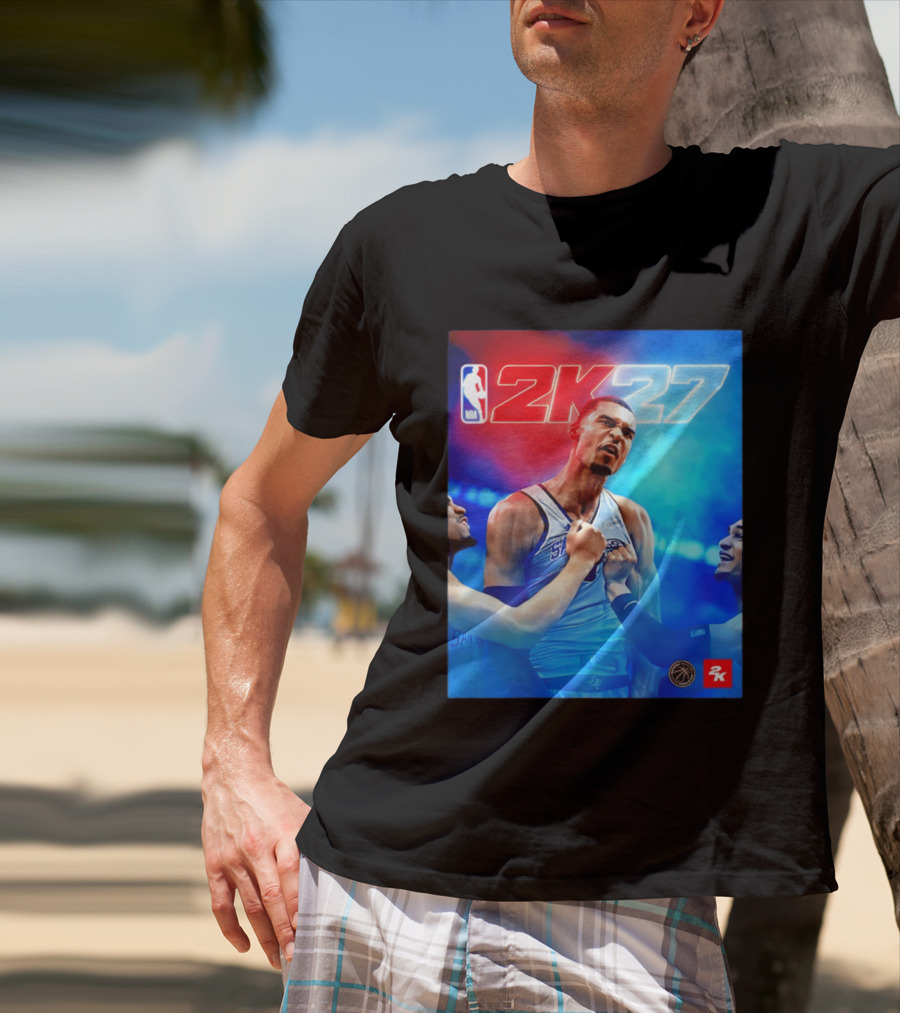 NBA 2K27 Victor Wembanyama San Antonio Spurs T-Shirt