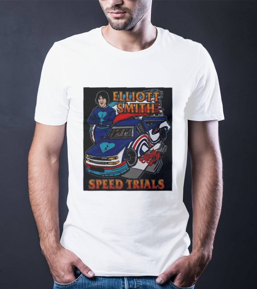 Elliott Smith Speed Trials Racing Car T-Shirt