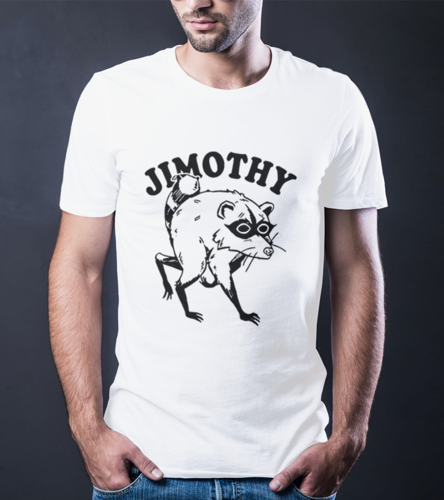 Jimothy Raccoon Doodle Sketch T-Shirt