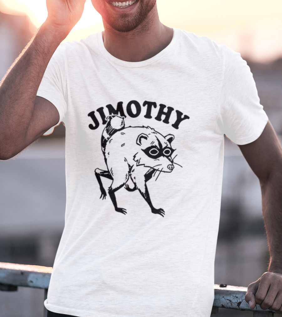 Jimothy Raccoon Doodle Sketch T-Shirt