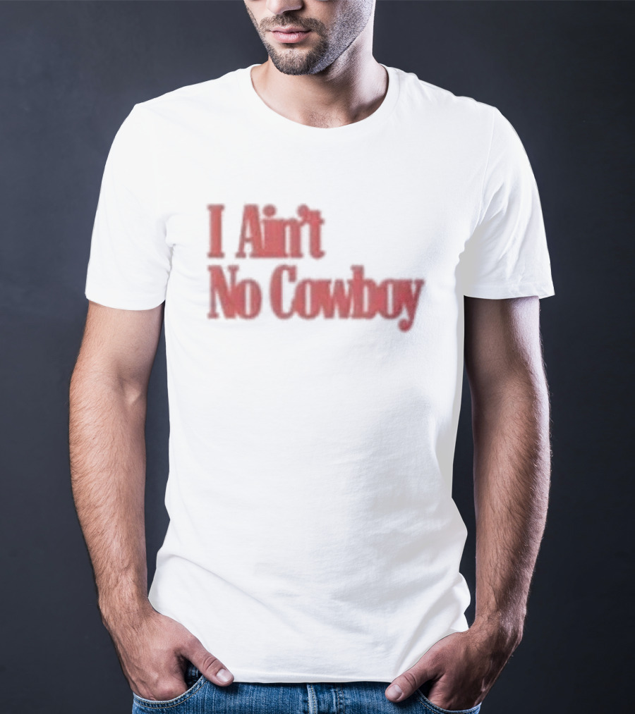 Luke Combs Nicole I Ain't No Cowboy Bold Red T-Shirt