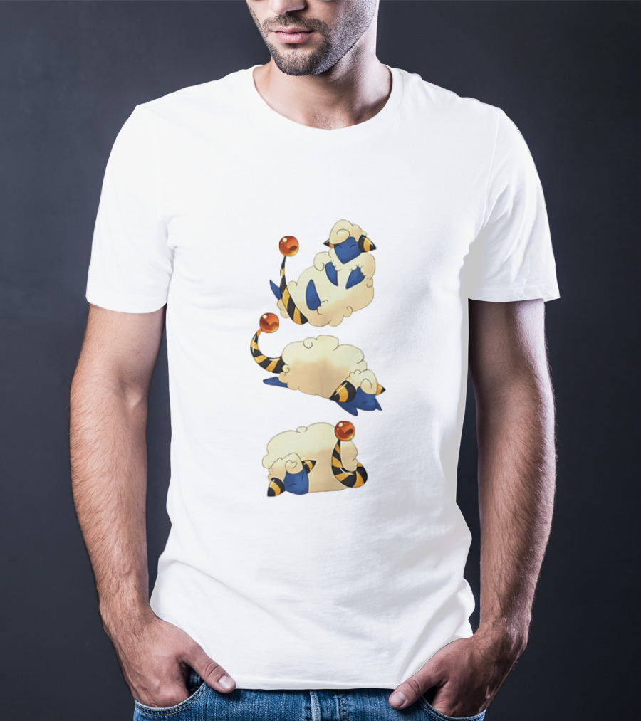 Mareep Trio In Sleepy Poses Cozy Nights T-Shirt