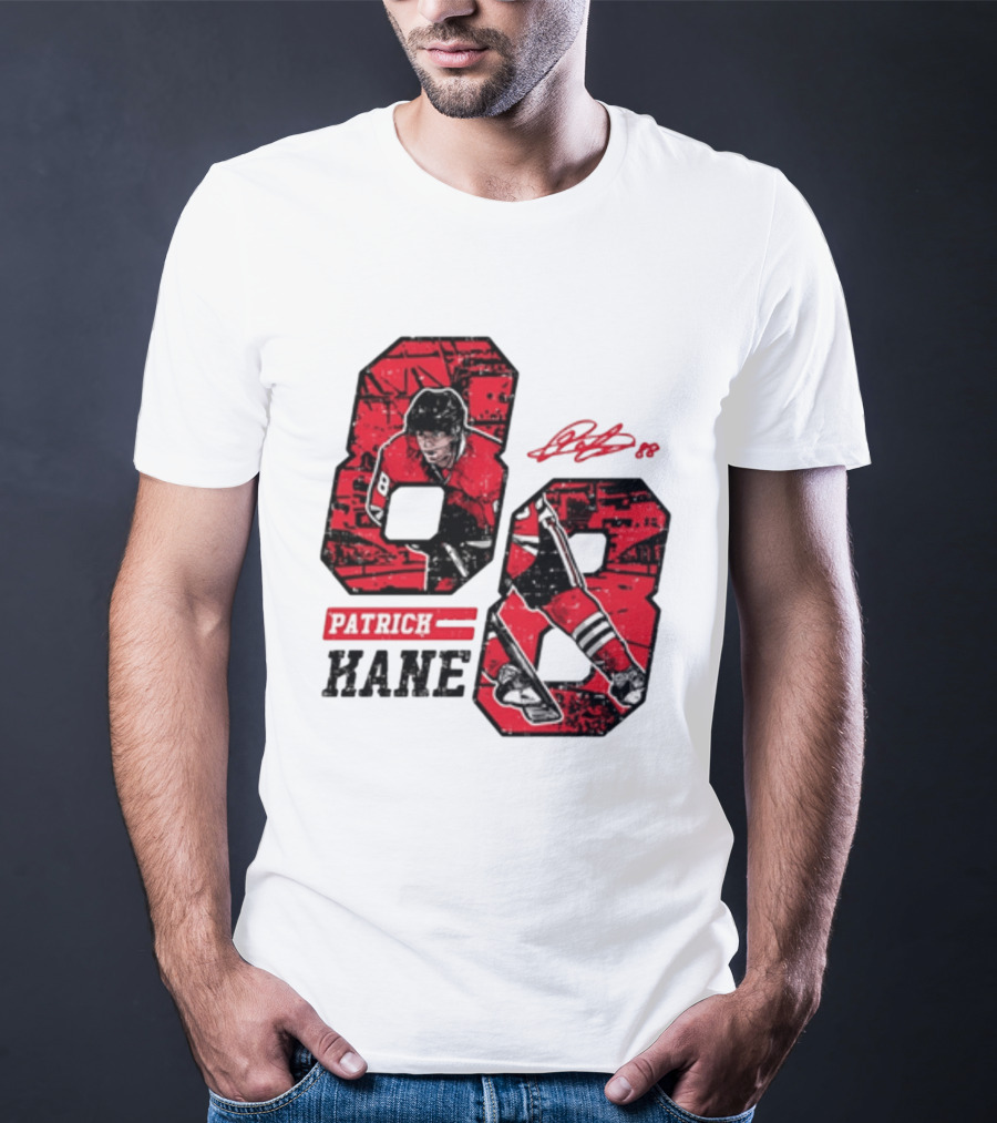 Patrick Kane Chicago Blackhawks 88 Comic Style Collaboration T-Shirt