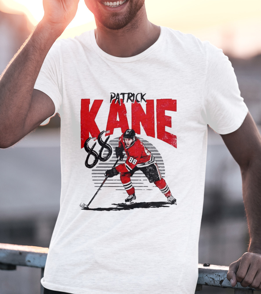 Patrick Kane 88 Chicago Blackhawks Hockey Player Victory T-Shirt