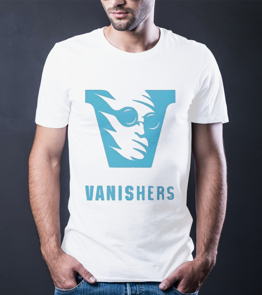 Sussex Vanishers Ghostly Specter Team Vanishers Blue T-Shirt