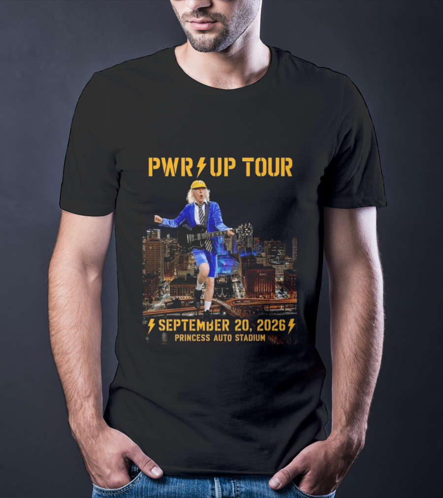PWR Up Tour September 20 2026 Princess Auto Stadium Winnipeg MB T-Shirt
