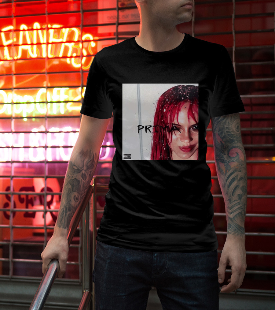 Adela Jergova Prima New Album Cover 2026 Pink Hair T-Shirt