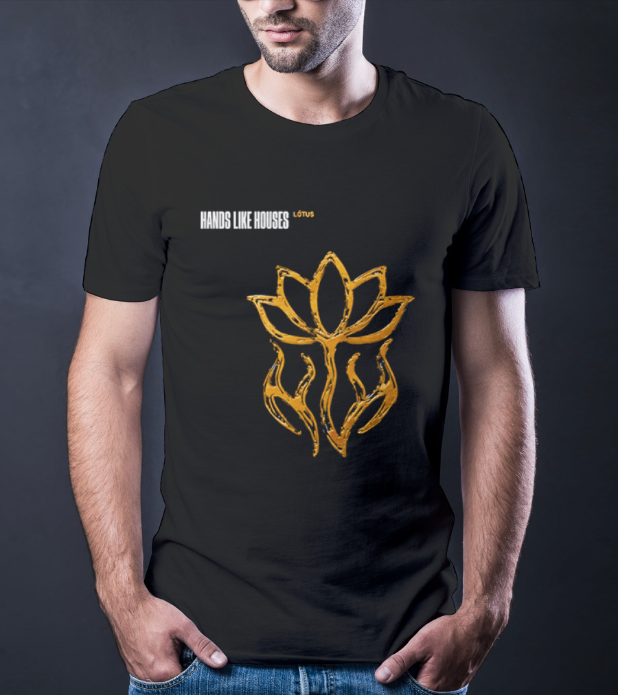Hands Like Houses Lotus Symbol Yellow T-Shirt