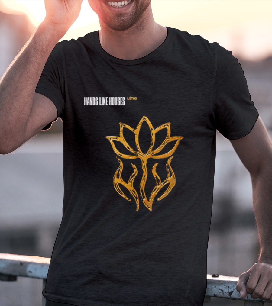 Hands Like Houses Lotus Symbol Yellow T-Shirt