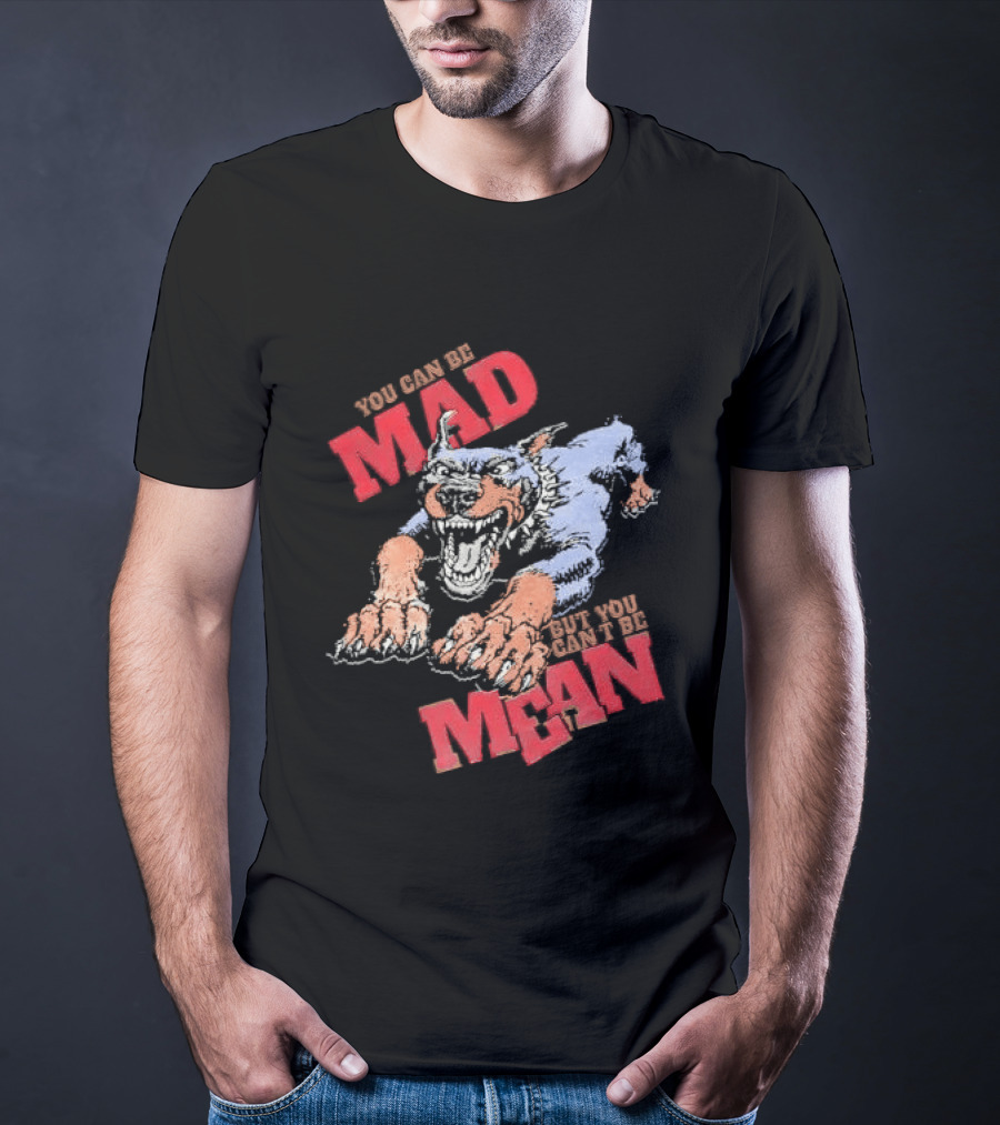 You Can't Be Mad But You Can Be Mean Aggressive Doberman T-Shirt