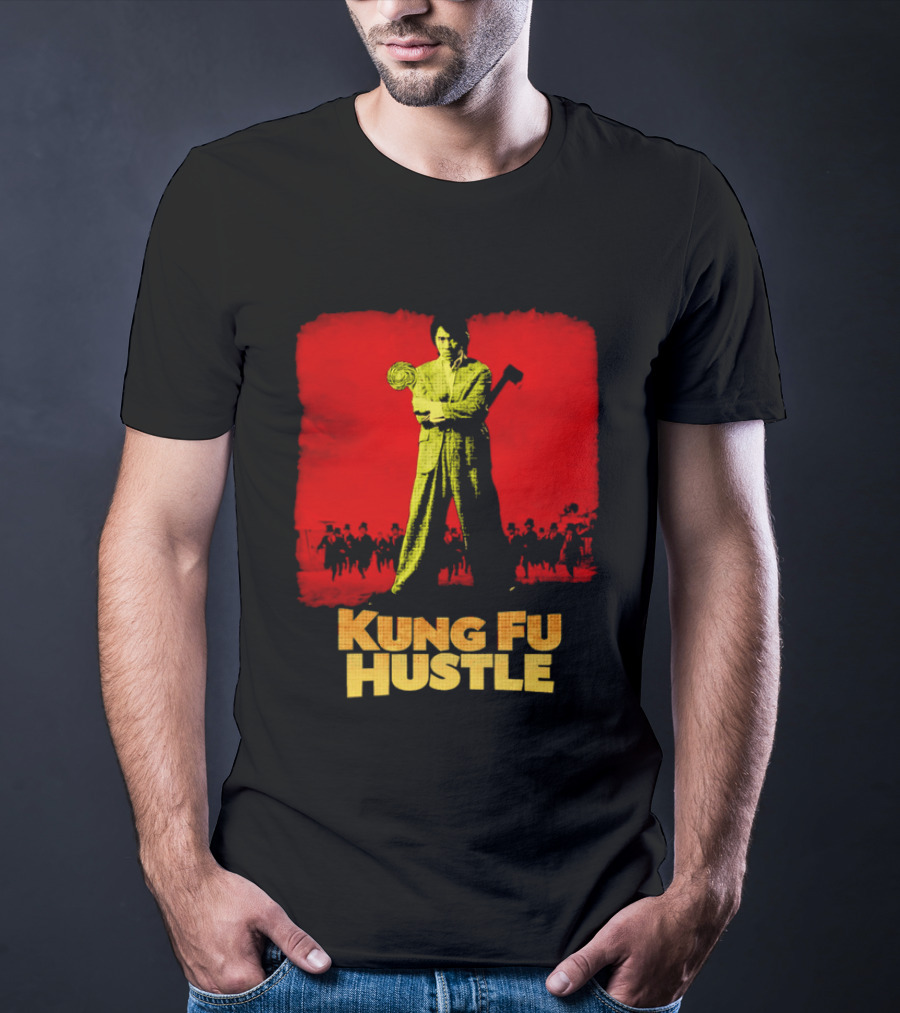 Kung Fu Hustle Axe Lollipop Scene Red T-Shirt